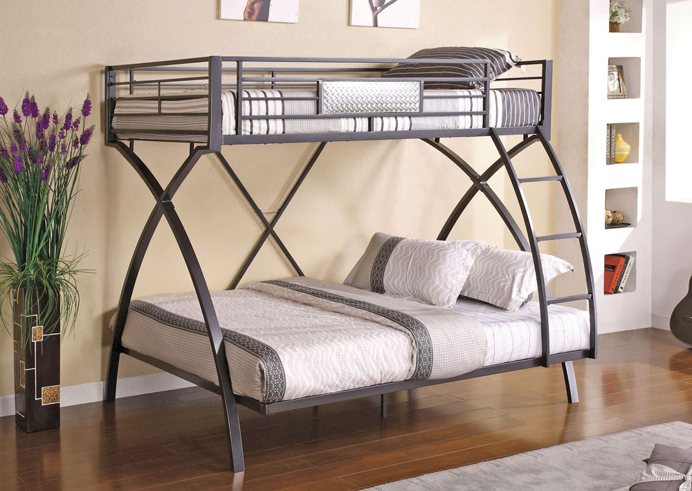 modern twin over full bunk bed