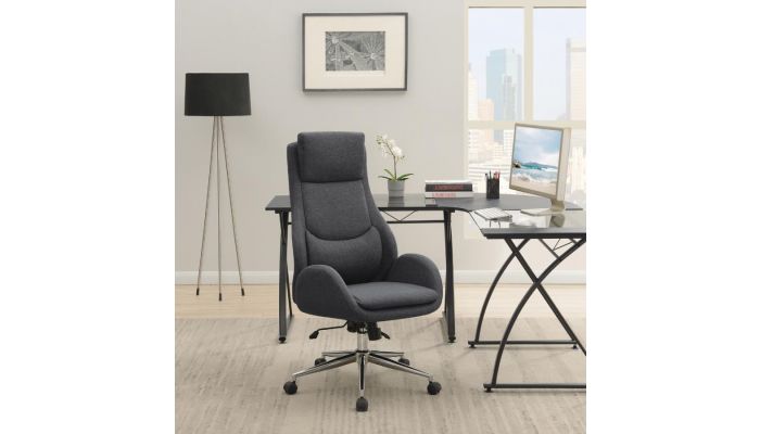Adrienne Grey Fabric Office Chair

