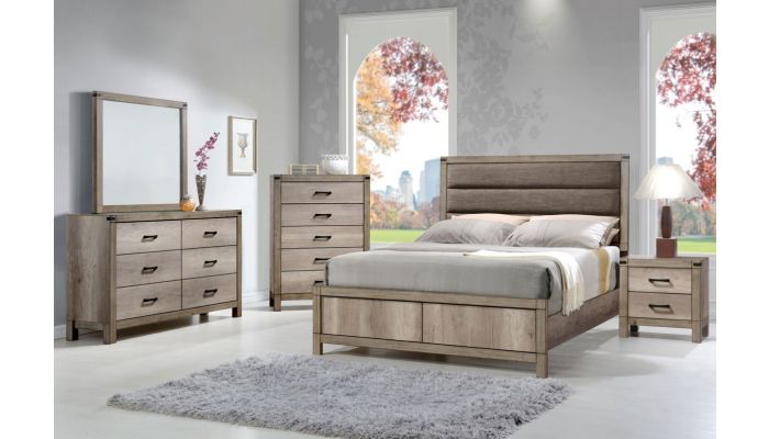 Andreas Industrial Style Bedroom Collection
