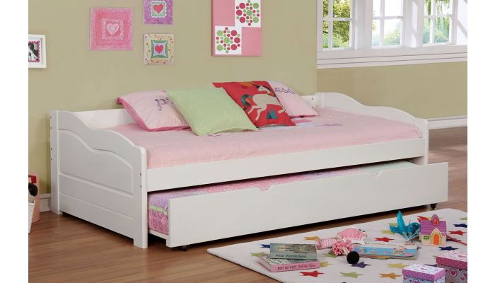 Bowiea Twin Size Daybed With Trundle, Inexpensive Twin Xl Trundle Bed