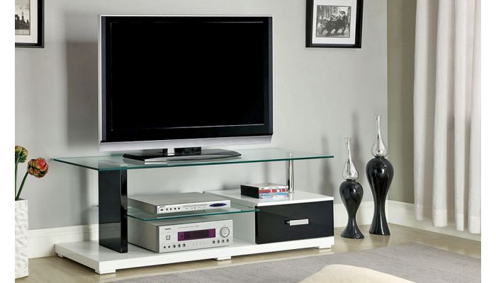 Egal Modern TV Stand With Drawer