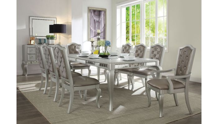 Coralayne Champagne Dining Table Set