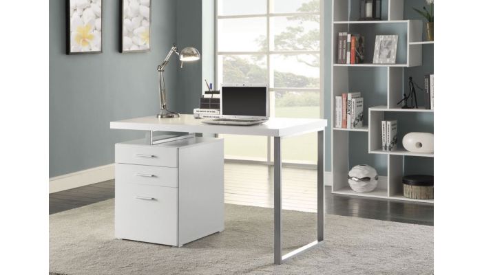 Finley Office Desk White Finish