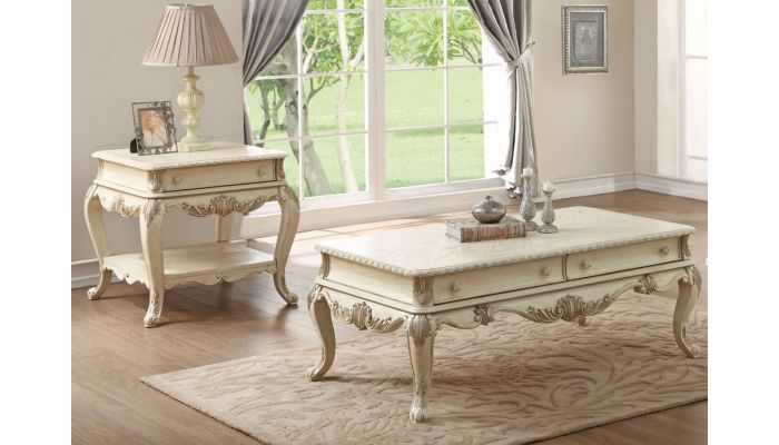 Gastone Antique White Coffee Table