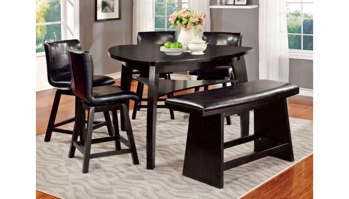 Gehry Triangular Shape Pub Table Set