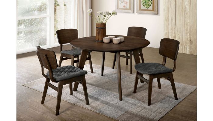 Gildyn 5 Piece Round Dining Table Set, Modern Circle Dining Table Set
