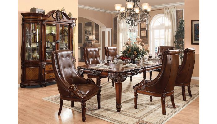 Greco Traditional Style Dining Table Set