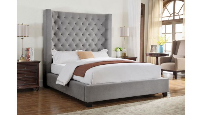 Kadison Tufted Tall Headboard Bed