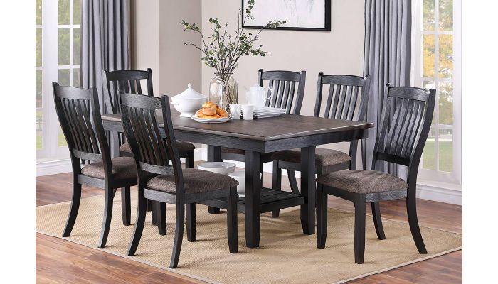 Keely 7-Piece Dining Table Set