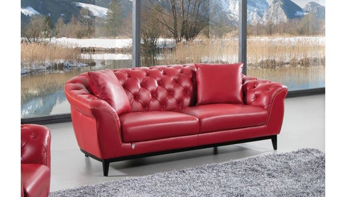 Featured image of post Red Leather Living Room Furniture