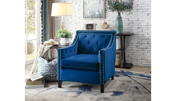 Blue Velvet Living Room Chairs Flash, Navy Blue Chairs Living Room