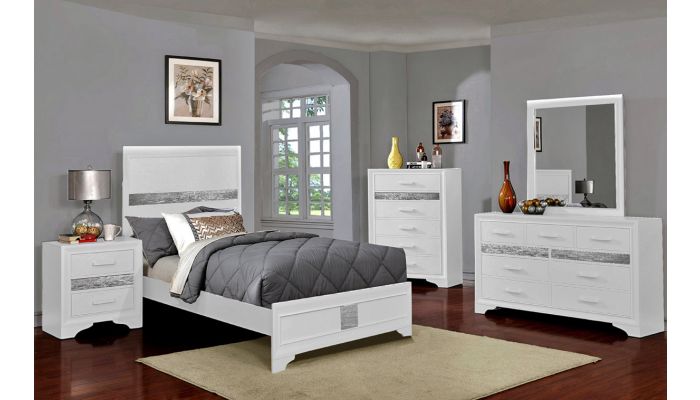 Merwin White Youth Bedroom Furniture, Youth Bedroom Dressers