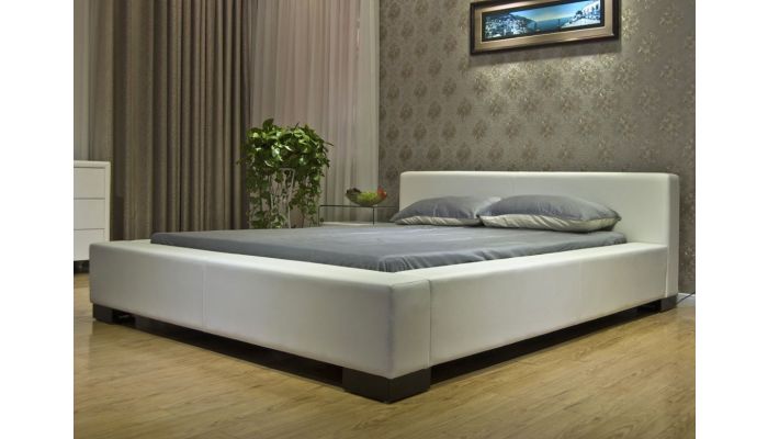 Myall Modern Platform Leather Bed