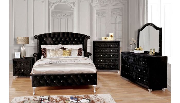 black velvet bedroom furniture