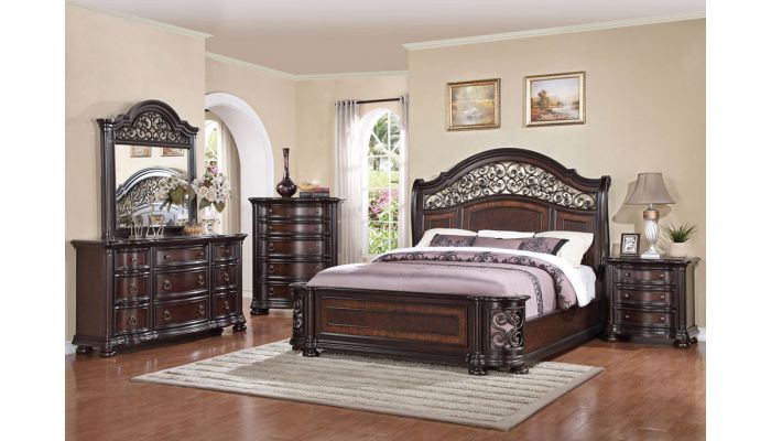 Palla Traditional Style Bed Collection