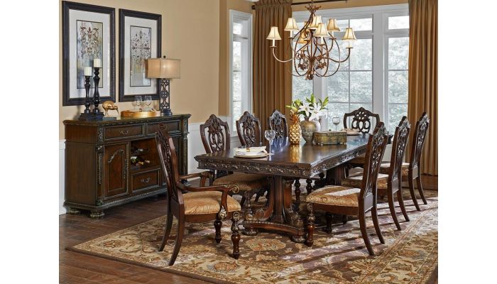 Pecardo Traditional Style Formal Dining, Photos Of Formal Dining Rooms