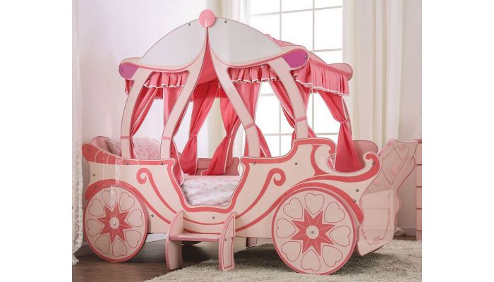 Princess Carriage Twin Size Bed, Princess Carriage Twin Bed Frame