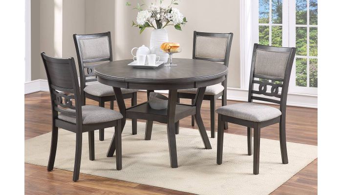 Rotary Round Dining Table Set