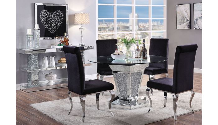 Rylan Mirrored Round Table