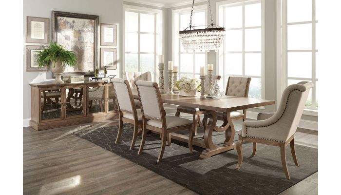 San Anselmo Traditional Style Dining Table Set