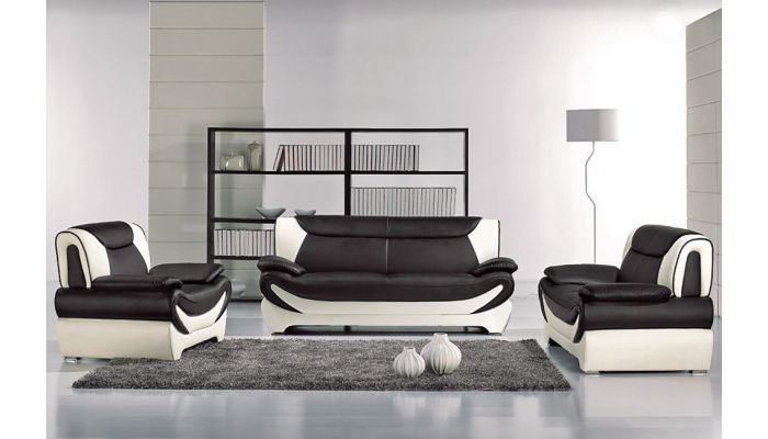 Sterling Modern Style Two Tone Sofa Set