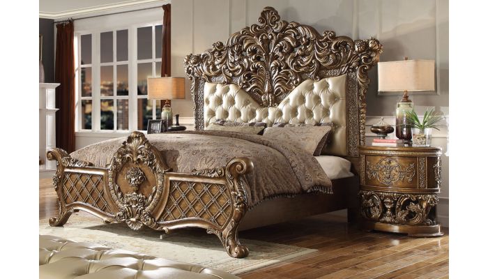 Uxmal Victorian Style Bedroom Furniture, Victorian King Size Bedroom Set