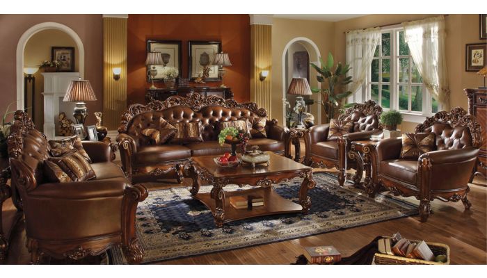 Vendome Classic Leather Sofa Collection, Classic Leather Furniture