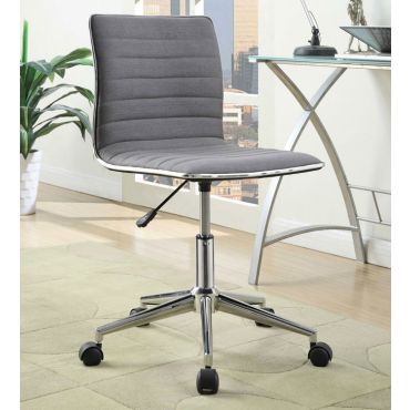 Hudson Grey Fabric Office Chair