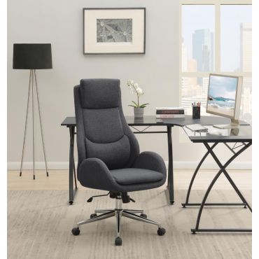 Adrienne Grey Fabric Office Chair

