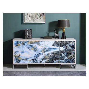 Afrim Marble Print Design Sideboard