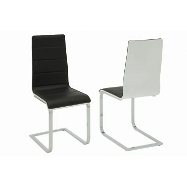 Agata Black & White Dining Chair