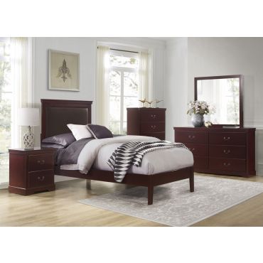 Alanna Cherry Finish Youth Bedroom