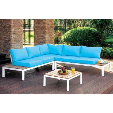 Aldora Outdoor Sectional With Tables