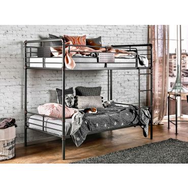 Adelyn Industrial Style Bunkbed