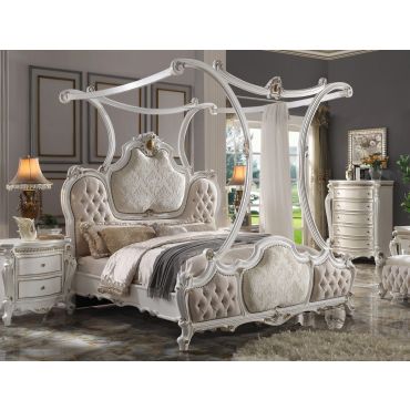 Alexandra Traditional Style Canopy Bed