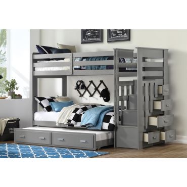 Allentown Storage Bunkbed With Trundle