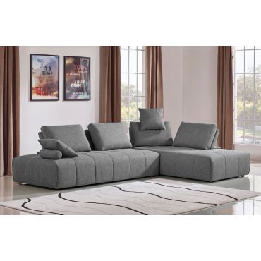 Alsatia Grey Fabric Modular Sectional