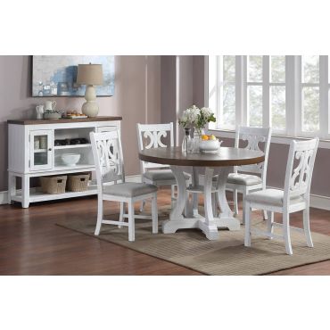 Angie 5-Piece Round Table Set