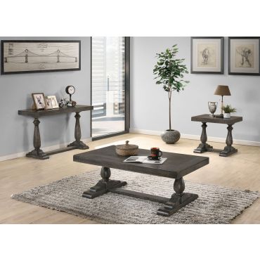 Avondale Coffee Table Rustic Grey Finish