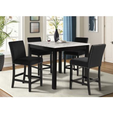 Bahamas Marble Top Pub Table Set