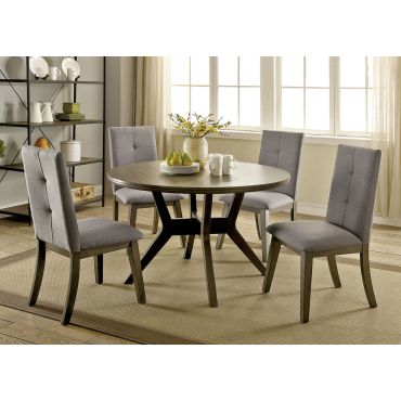 Bardolf Rustic Grey Round Table Set