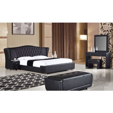 Bayron Wing Bed With Night Stands