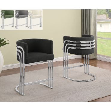 Beacon High Chairs Chrome Frame