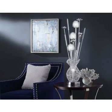 Beadle Silver Table Lamp