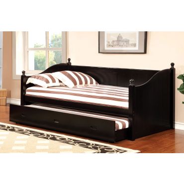 Bell Platform Day Bed With Trundle Bed