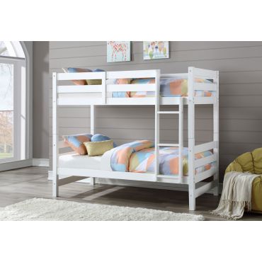 Benon White Finish Bunkbed