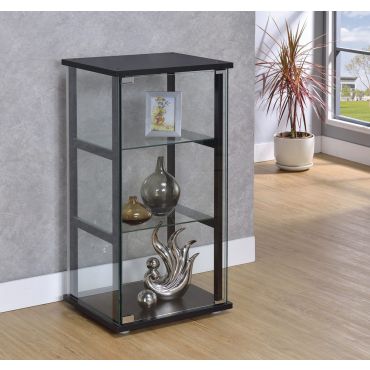 Bently 3-Shelf Glass Curio