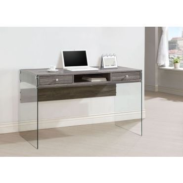 Bernice Weathered Grey Finish Desk