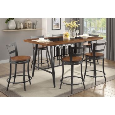 Berwick Industrial Style Pub Table 5-Piece Set 