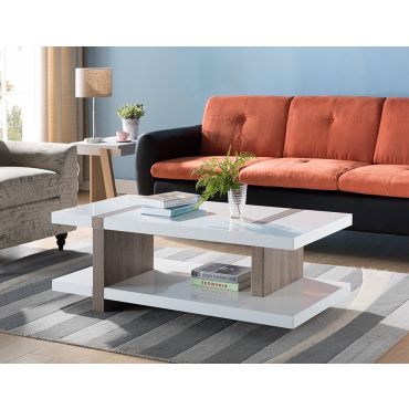 Biagio Glossy White Coffee Table